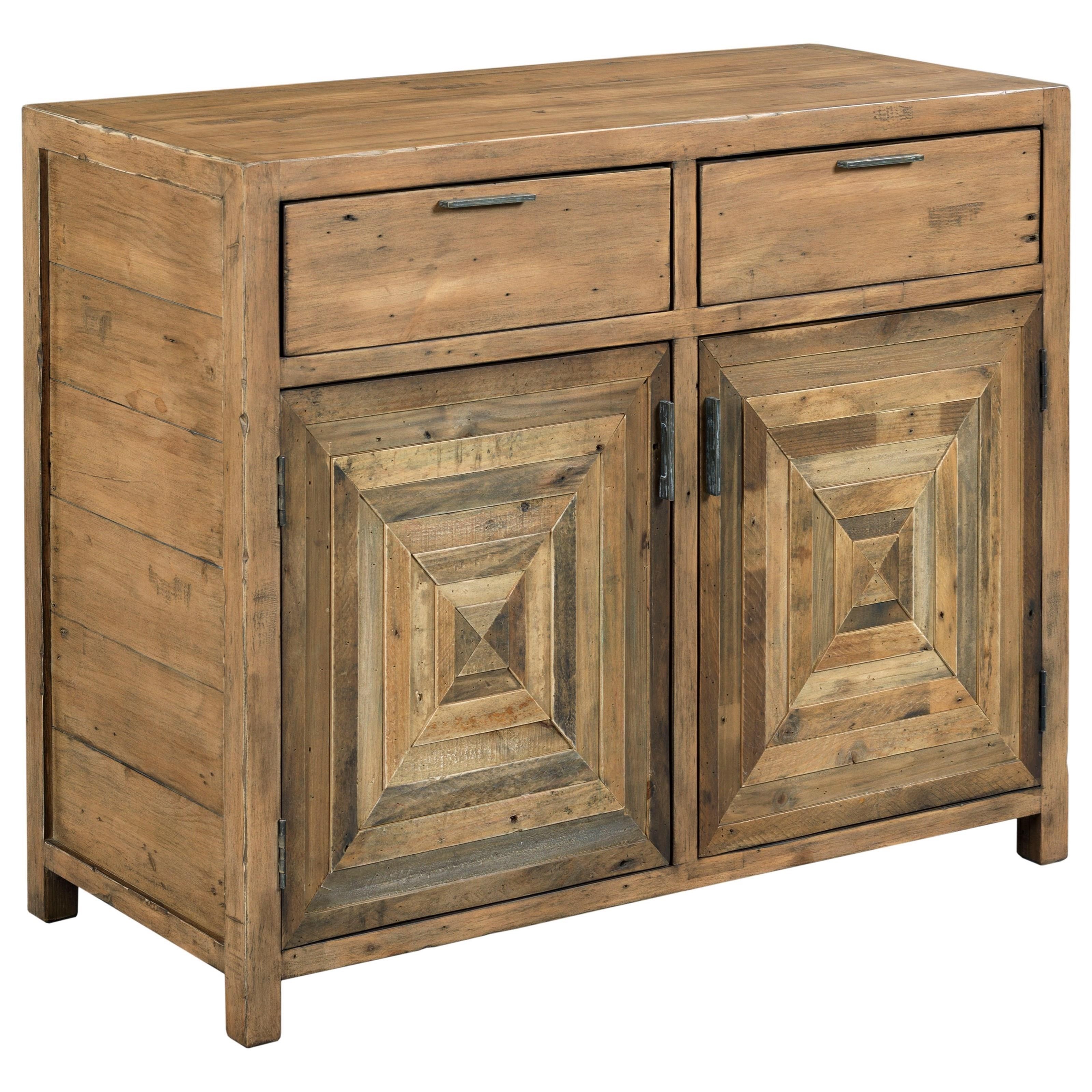 Reclaimed wood discount accent cabinet